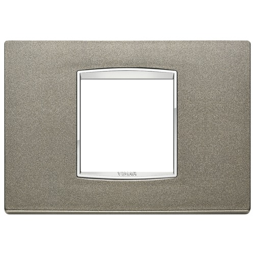  Рамка Eikon Chrome Classica Титан металлик 2 модуля Vimar 20652.C08