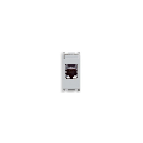  Розетка rj45 panduit cat 5e ftp t568a/b, серебро Vimar Plana 14340.2.SL