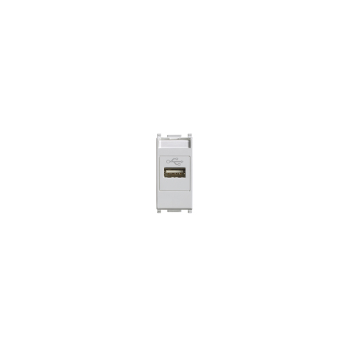  Розетка usb, серебро Vimar Plana 14345.SL