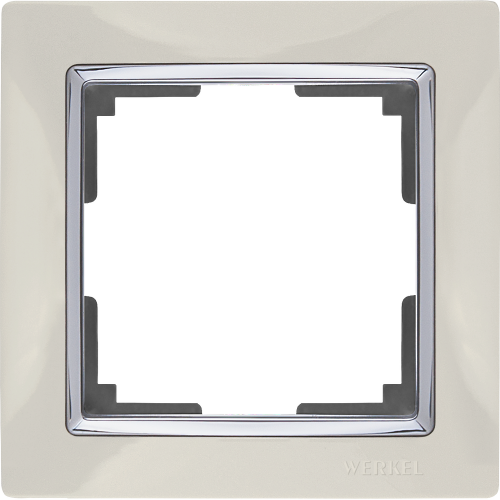  Рамка на 1 пост (слоновая кость) Snabb Werkel a028900 WL03-Frame-01-ivory