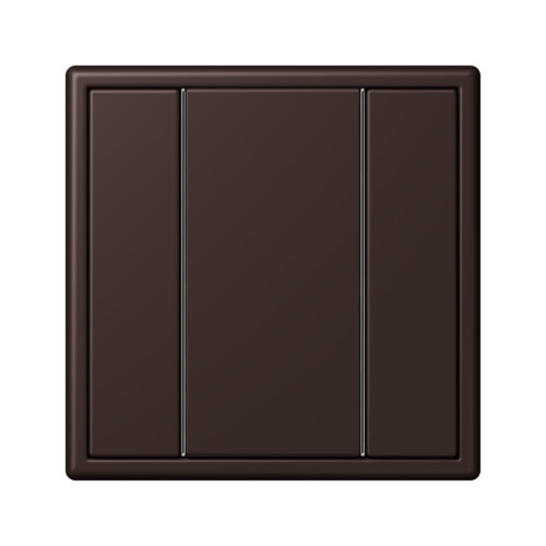  Les Couleurs® Le Corbusier KNX кнопочный модуль F 50 с одной парой кнопок terre d‘ombre brulee 59 Jung LC501TSA4320J