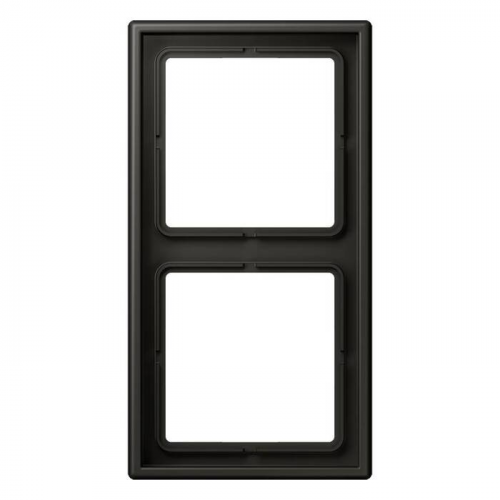  Рамка Les Couleurs Le Corbusier Ombre naturelle 2-постовая Jung LC9824320R
