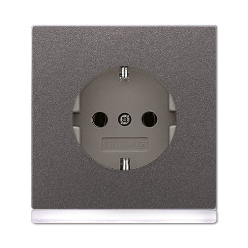  SCHUKO-розетка с подсветкой LED Jung LS серия AL2520-OANLEDW
