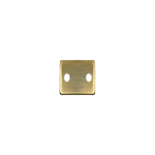  Латунная накладка под 2 тумблера , цвет Matt Patina+beige FEDE FD04321PM-A