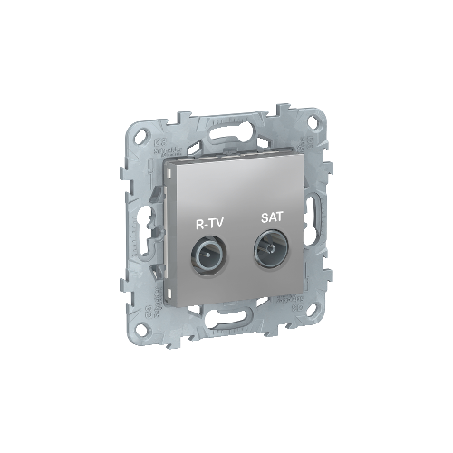 Розетка R-TV/SAT, оконечная, Алюминий Schneider Electric NU545530