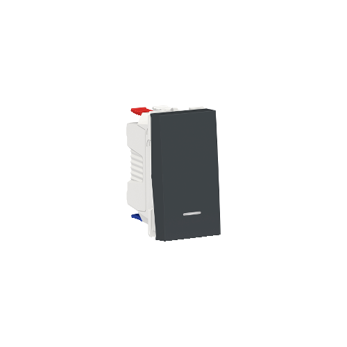  Переключатель 1-клавишный, с нейтралью, сх.6а, 1 Модуль, Антрацит Schneider Electric NU310354S