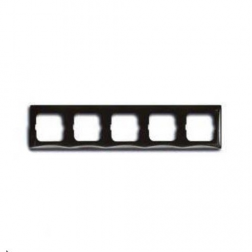  Рамка Basic 55 Chateau-black 5-постовая ABB 2515-95-507