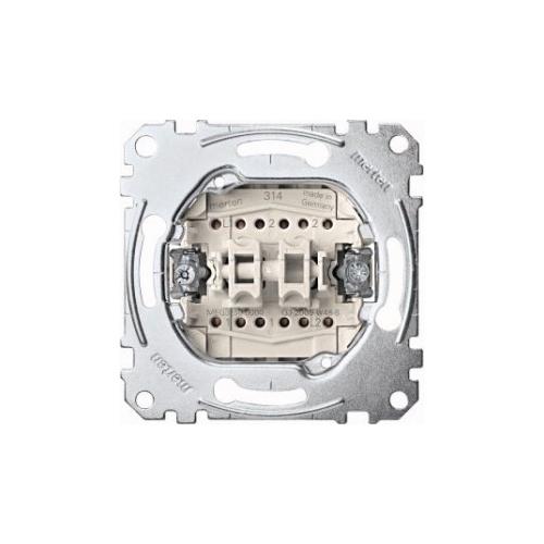  Механизм 1-п.2-кн.перекл.на 2 напр. с зам.конт 10А Merten MTN3159-0000