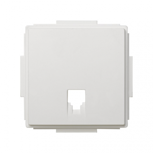  Накладка на розетку телефонную (механизм Simon 27), IP44, IK07, Scudo, белый 2705062-030