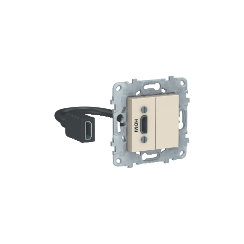  Розетка HDMI, Бежевый Schneider Electric NU543044