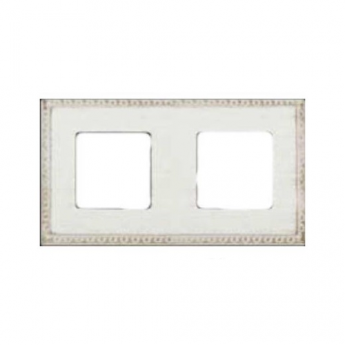  Рамка Provence White Decape 2-постовая Fede FD01212BD