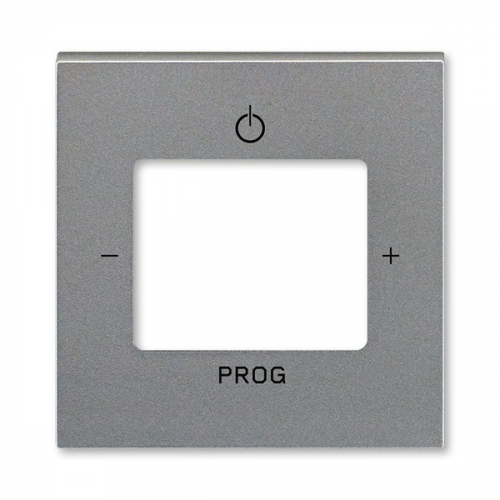 Накладка ABB Levit для механизмов FM радио / Busch-iNet радио / Bluetooth радио сталь 3299H-A40200 69 2CHH704020A4069