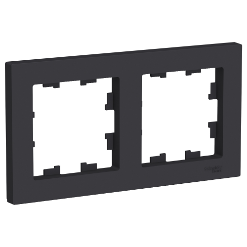  Рамка AtlasDesign Карбон 2-постовая Schneider Electric ATN001002