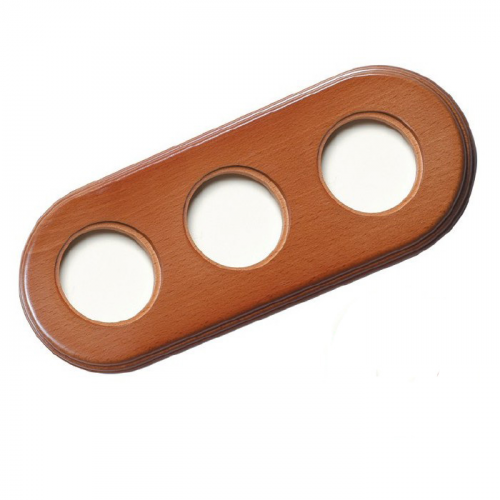  Рамка Garby Colonial Мед 3-постовая Fontini 31803192