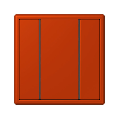  Les Couleurs® Le Corbusier KNX кнопочный модуль F 50 с одной парой кнопок rouge vermillon 59 Jung LC501TSA4320A