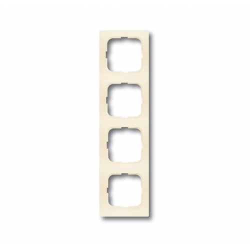  Рамка Spring Слоновая кость 4-постовая ABB 1724-212