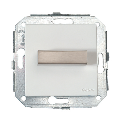  Поворотная кнопка, 10A-250V - 24V DC, бронза/коричневый Fontini 37328572