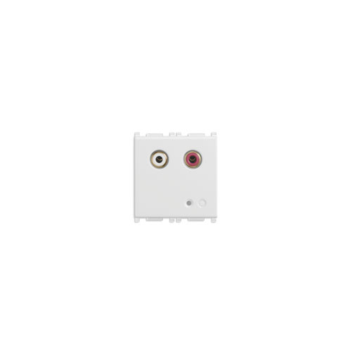  Аудио вход rca 2m белый Vimar Plana 14582