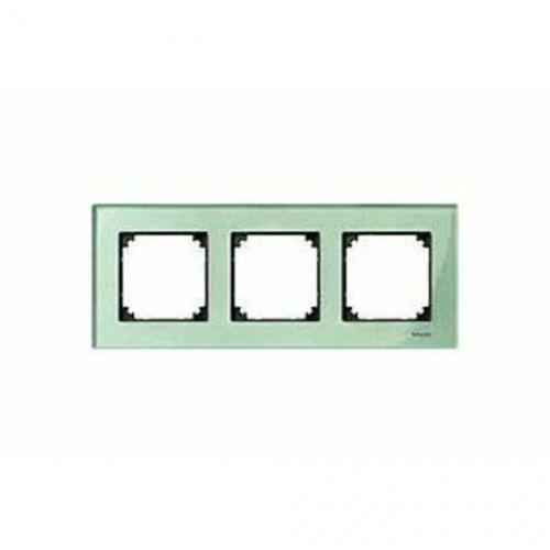  Рамка M-Elegance Изумрудный 3-постовая Merten MTN404304