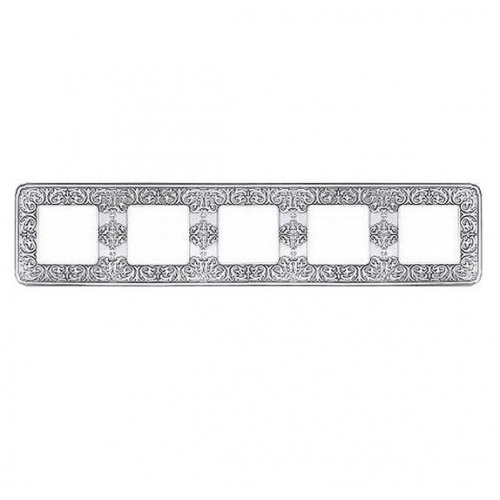  Рамка Emporio Bright chrome 5-постовая Fede FD01375CB