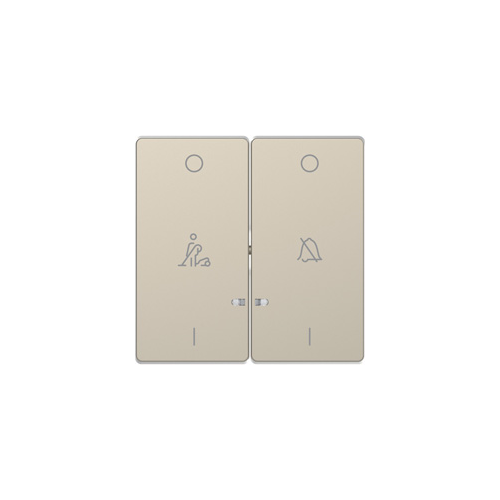  D-life клавиша 2-ная, линзой led, символ: звонок/горничная, сахара Merten MTN3429-6033