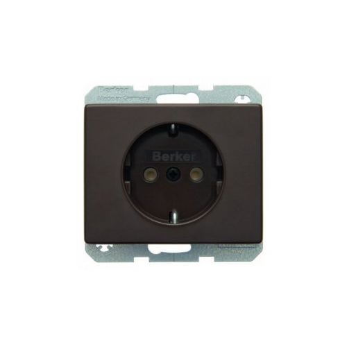  Штепсельная розетка SCHUKO цвет: коричневый, с блеском Arsys Berker 47150001