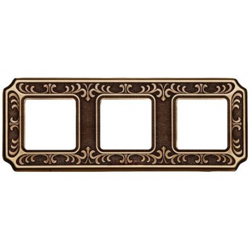  Рамка Siena Bright Patina 3-постовая Fede FD01353PB