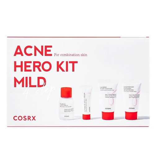 COSRX Набор из 4 средств для комбинированной кожи Acne Hero Kit Mild