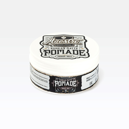 GREAT MAESTRO BARBERS COMPANY Матовая помада на водной основе Russian Matte Pomade 75