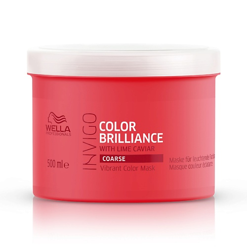 WELLA PROFESSIONALS Маска-уход для защиты цвета окрашенных жестких волос INVIGO Color Brilliance 500.0