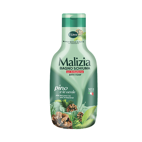 MALIZIA Пена для ванны "Pine and Green tea" 1000.0