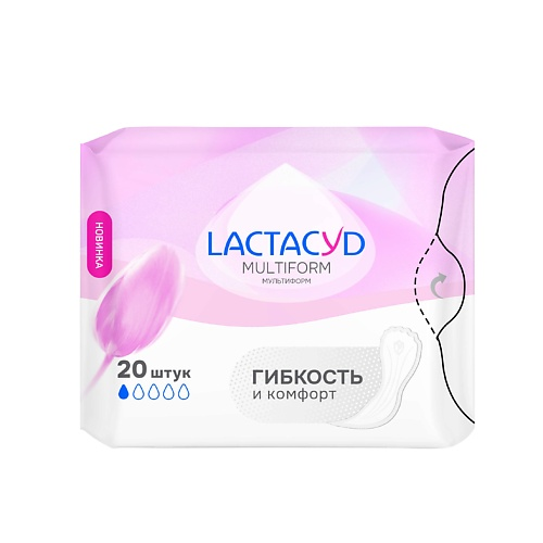 LACTACYD Прокладки ежедневные Multiform 20.0