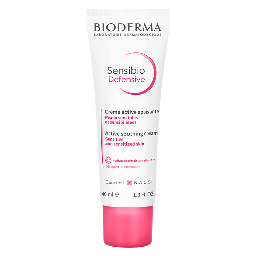 BIODERMA Крем легкий увлажняющий для чувствительной кожи лица Sensibio Defensive 40.0