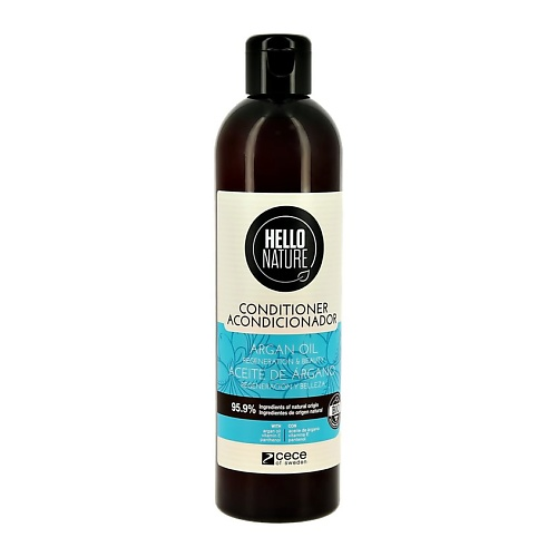 HELLO NATURE Кондиционер для волос ARGAN OIL с аргановым маслом (восстановление) 300