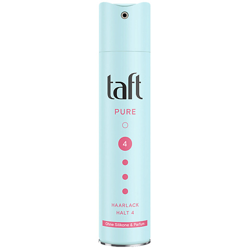 ТАФТ TAFT Лак для волос без силикона и отдушек сверхсильная фиксация Ultra Pure