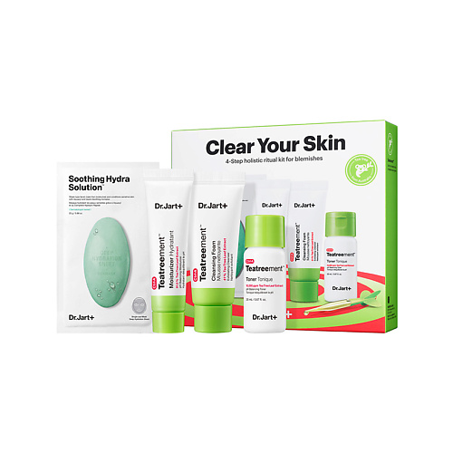DR. JART+ Набор для ухода за проблемной кожей Clear Your Skin 4-Step Holistic Ritual Kit for Blemishes