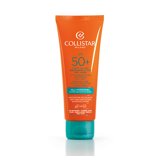 COLLISTAR Интенсивный солнцезащитный крем SPF 50+ для лица и тела Active Protection Sun Cream