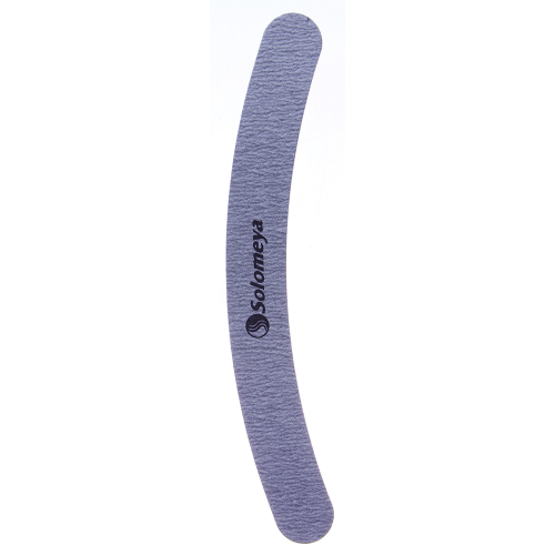 SOLOMEYA Пилка для ногтей 180/240 Бумеранг / Curved Zebra File