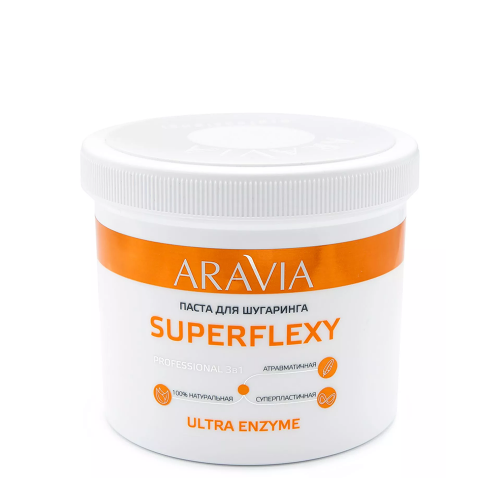 ARAVIA Паста для шугаринга Мягкая с ферментами / SUPERFLEXY Ultra Enzyme 750 г