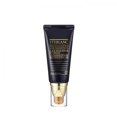 STEBLANC ВВ крем с муцином черной улитки, 02 бежевый / Black Snail Repair BB Cream 50 мл