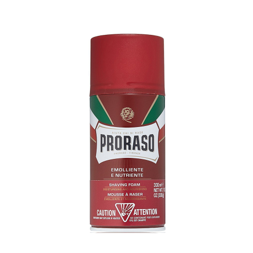 PRORASO Пена питательная для бритья с маслом сандала и маслом ши 300 мл