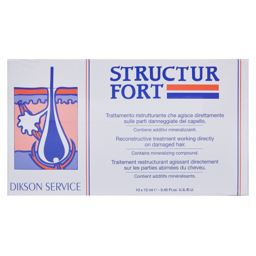 DIKSON Препарат восстанавливающий структуру волос / STRUCTUR FORT 10*12 мл