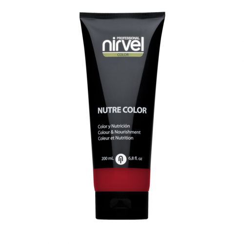 NIRVEL PROFESSIONAL Гель-маска питательная, цвет гранатовый / NUTRE COLOR GARNAT RED 200 мл