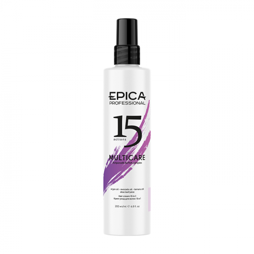 EPICA PROFESSIONAL Крем-уход несмываемый для волос 15 в 1 с комплексом Actipone® ALPHA / Total Care Multi Care 200 мл