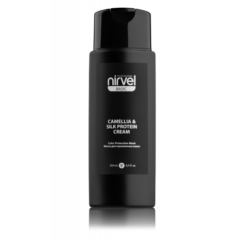 NIRVEL PROFESSIONAL Маска-блеск с экстрактом камелии и протеинами шелка для окрашенных волос / MASK-SHINE COLOR PROTECTION CAMELLIA & SILC PROTEIN 250 мл
