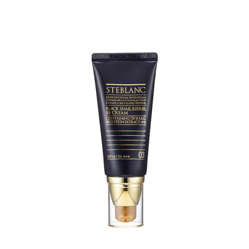 STEBLANC ВВ крем с муцином черной улитки, 03 натуральный беж / Black Snail Repair BB Cream 50 мл