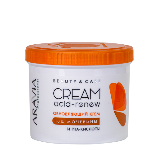 ARAVIA Крем обновляющий с PHA-кислотами и мочевиной 10% / Acid-Renew Cream 550 мл