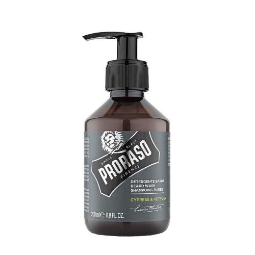 PRORASO Шампунь увлажняющий для бороды / CYPRESS & VETYVER 200 мл