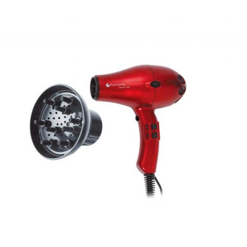 HAIRWAY Фен Phoenix Ionic Compact красный 1800-2000W