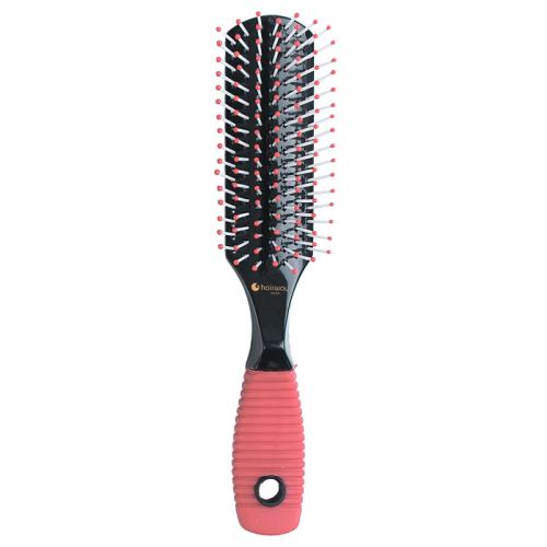 HAIRWAY Щетка Rainbow массажная, на пластмассовой основе, 7 рядов 8460432